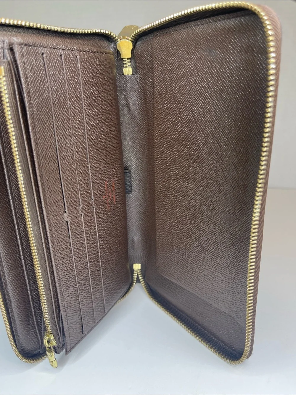 Louis Vuitton Damier Ebene Zippy Organizer Long Wallet
